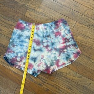 Shore high rise tie dye shorts, XL